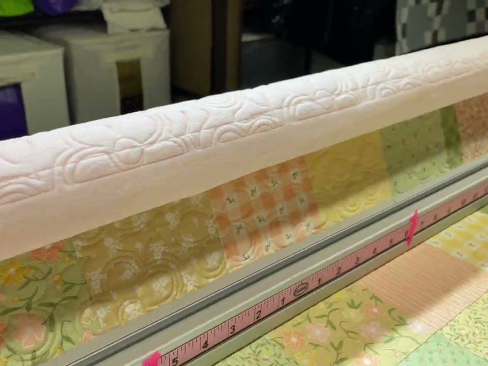 Karen’s “Baby” quilt - Longarm quilted by Maynard Longarm Quilting