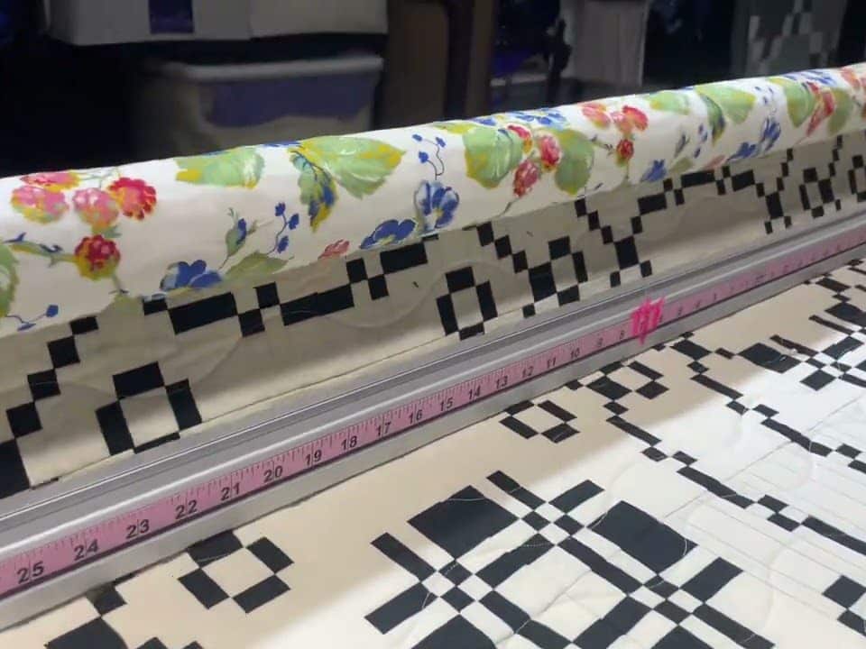 Leslie’s “Coverlet” Wallhanging - Longarm quilted by Maynard Longarm Quilting