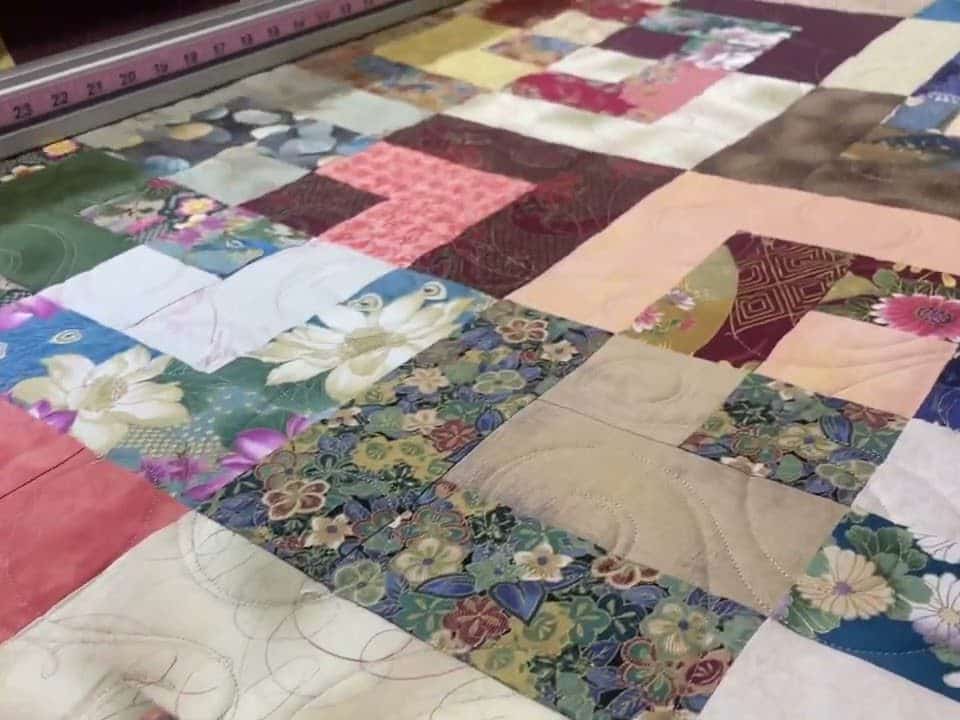 Cathy’s “Bento Box” quilt - Longarm quilted by Maynard Longarm Quilting