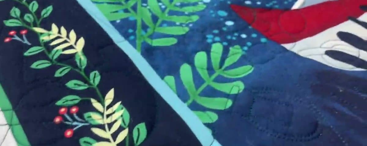 Lori’s “Camping” quilt - Longarm quilted by Maynard Longarm Quilting