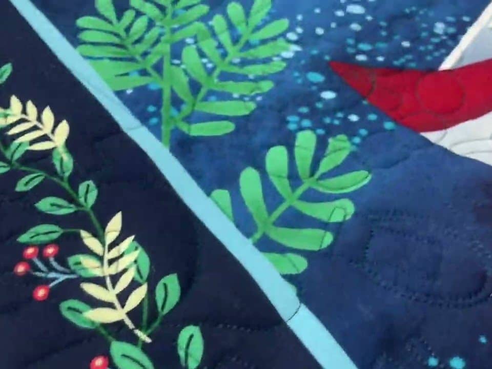 Lori’s “Camping” quilt - Longarm quilted by Maynard Longarm Quilting