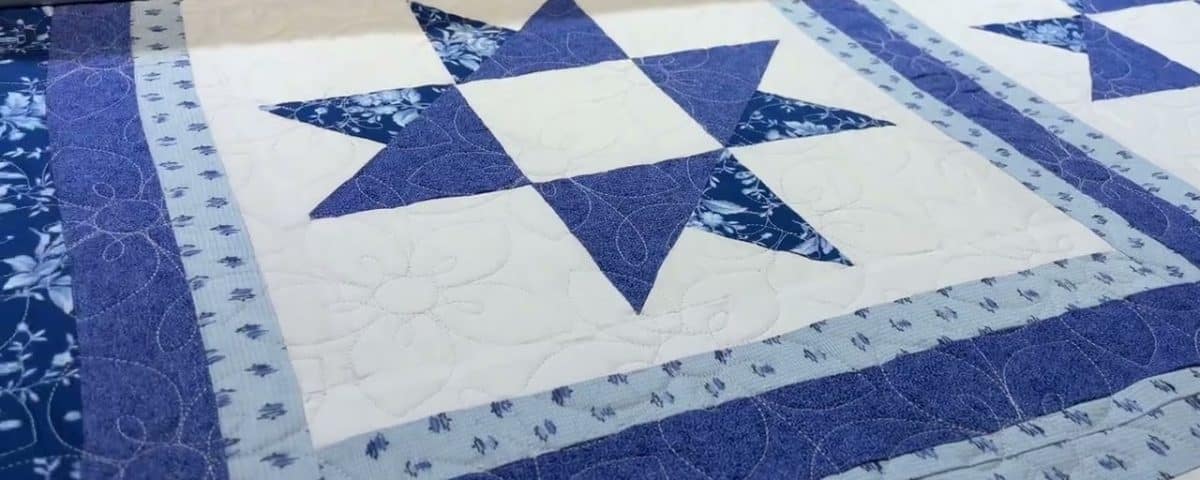 Barb’s “Ohio Star” quilt - Longarm quilted by Maynard Longarm Quilting