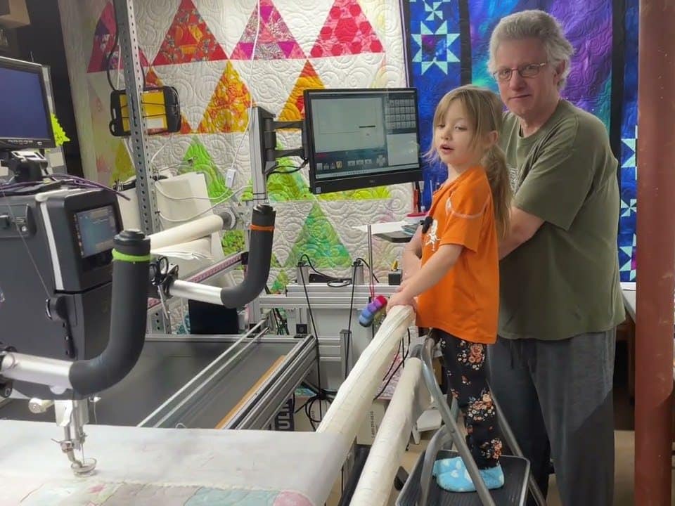 Charlotte’s 1st “Flannel” quilt - Longarm quilted by Maynard Longarm Quilting