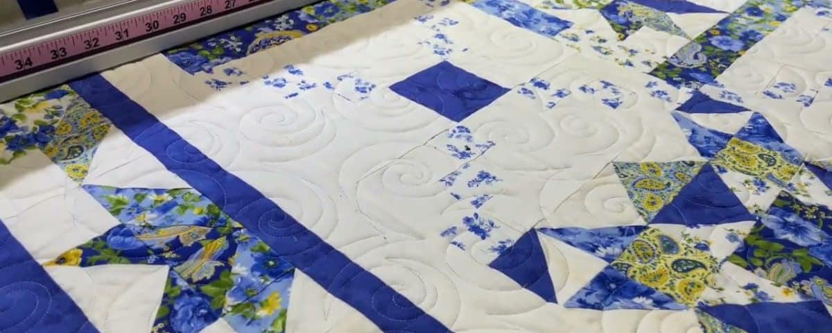 Gina’s “Summer Breeze” quilt - Longarm quilted by Maynard Longarm Quilting