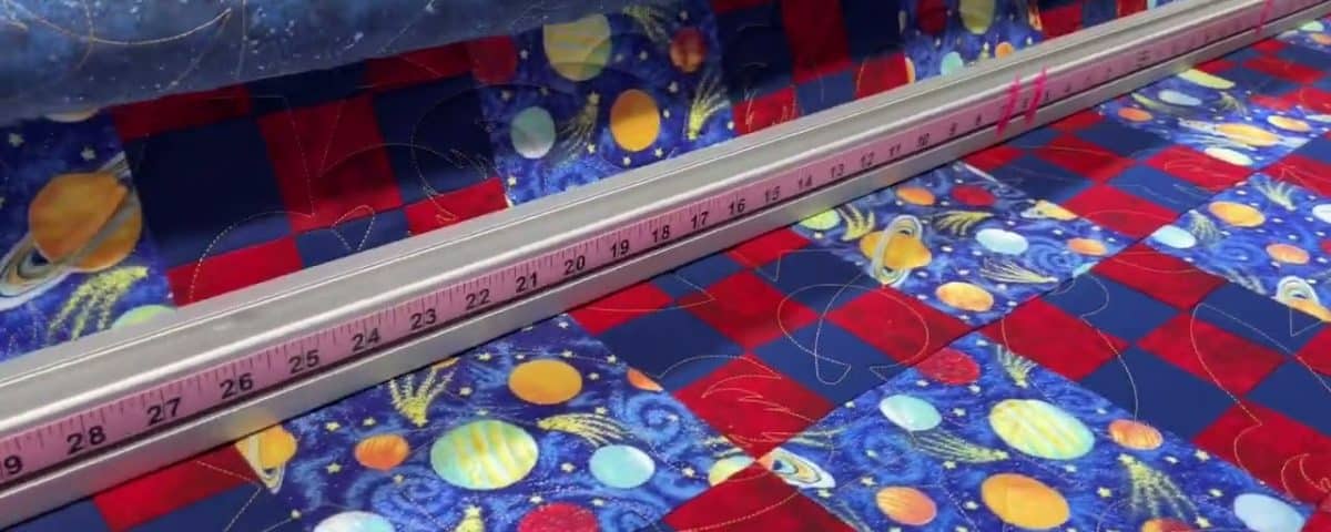 Cindy’s “Out of This World” quilt - Longarm quilted by Maynard Longarm Quilting