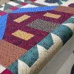 Sharon’s “Thimbleberry BOM” quilt - Longarm quilted by Maynard Longarm Quilting