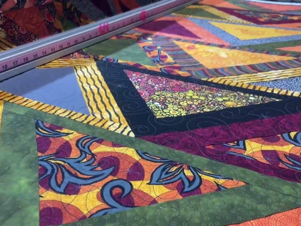 Beth’s “Trinity” Quilt - Longarm quilted by Maynard Longarm Quilting