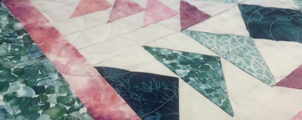 Sheryl’s “Adapted Log Cabin” quilt - Longarm quilted by Maynard Longarm Quilting