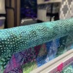 Barb’s “Orbit Around Batiks” quilt - Longarm quilted by Maynard Longarm Quilting