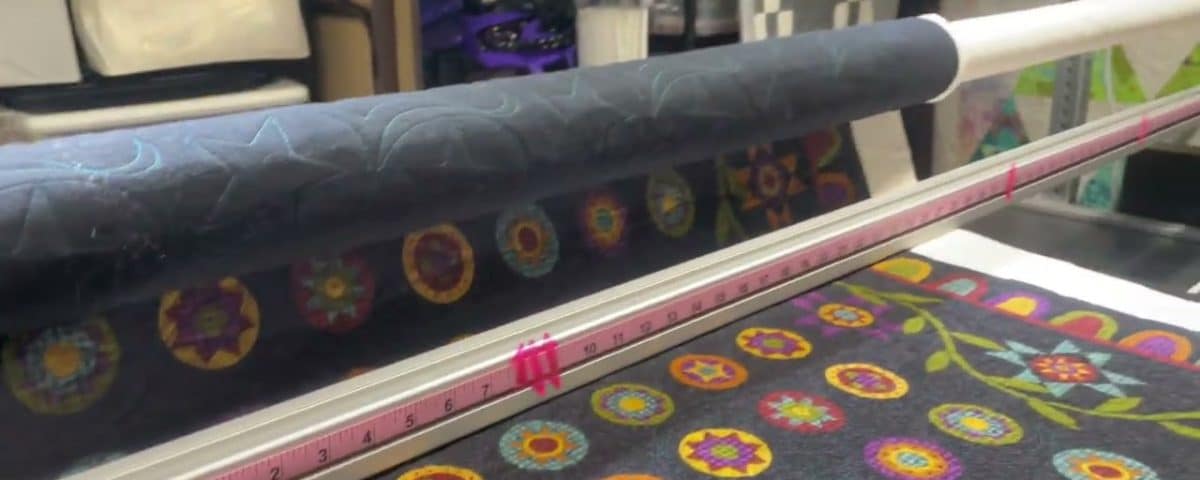 Leslie’s “Circles” quilt - Longarm quilted by Maynard Longarm Quilting