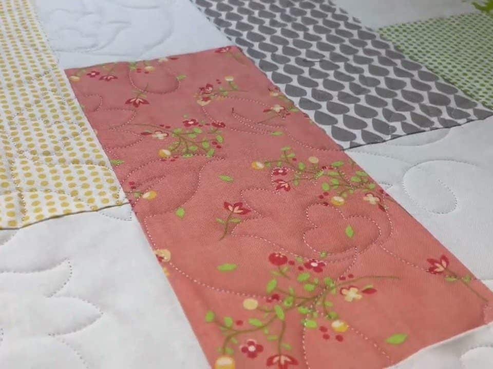 Barb’s “Stacked Coins” quilt - Longarm quilted by Maynard Longarm Quilting