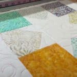 Barb’s “Negative Stars” quilt - Longarm quilted by Maynard Longarm Quilting