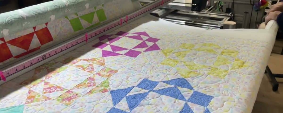 Barbara’s “Dream Catcher” quilt - Longarm quilted by Maynard Longarm Quilting
