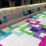 Loriann’s “Watch chain” quilt by Deb Tucker - Longarm quilted by Maynard Longarm Quilting