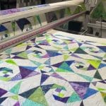 Edie’s “Storm at Sea” quilt - Longarm quilted by Maynard Longarm Quilting