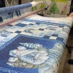 Sally’s “Father Christmas” Quilt Panel - Longarm quilted by Maynard Longarm Quilting