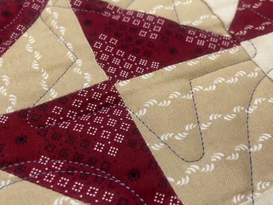 Barb’s “Stars” quilt - Longarm quilted by Maynard Longarm Quilting