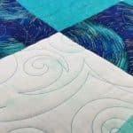 Patti’s “Teal & Purple” quilt