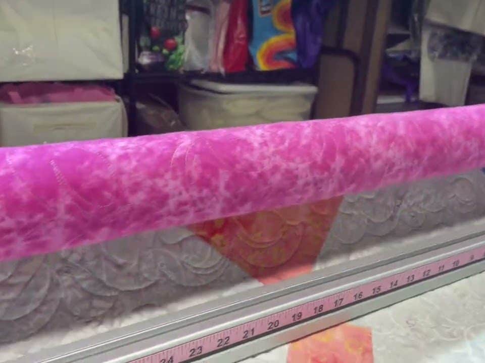 Carol B’s “Cascading Diamonds” quilt - Longarm quilted by Maynard Longarm Quilting