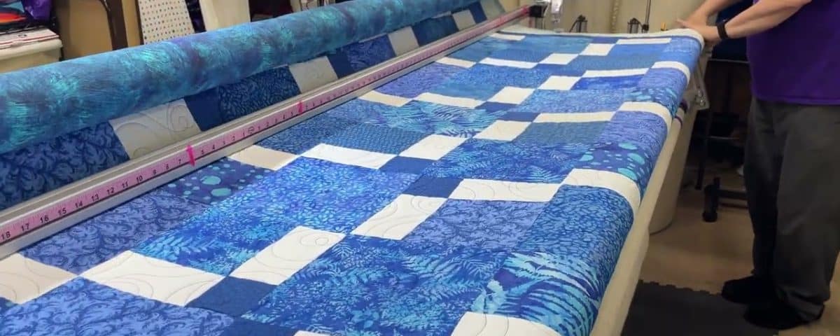 Carol B’s “Wedding” quilt - Longarm quilted by Maynard Longarm Quilting