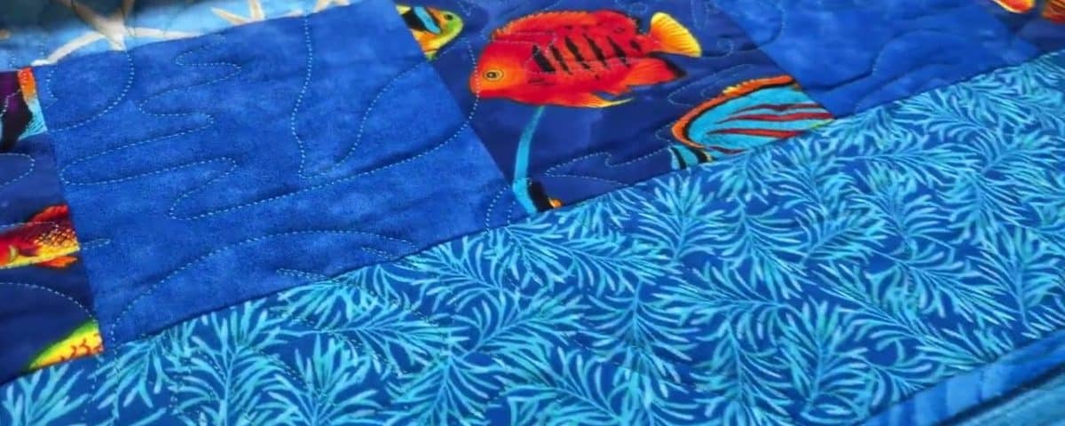 Brenda’s “Beach” Quilt - Longarm quilted by Maynard Longarm Quilting