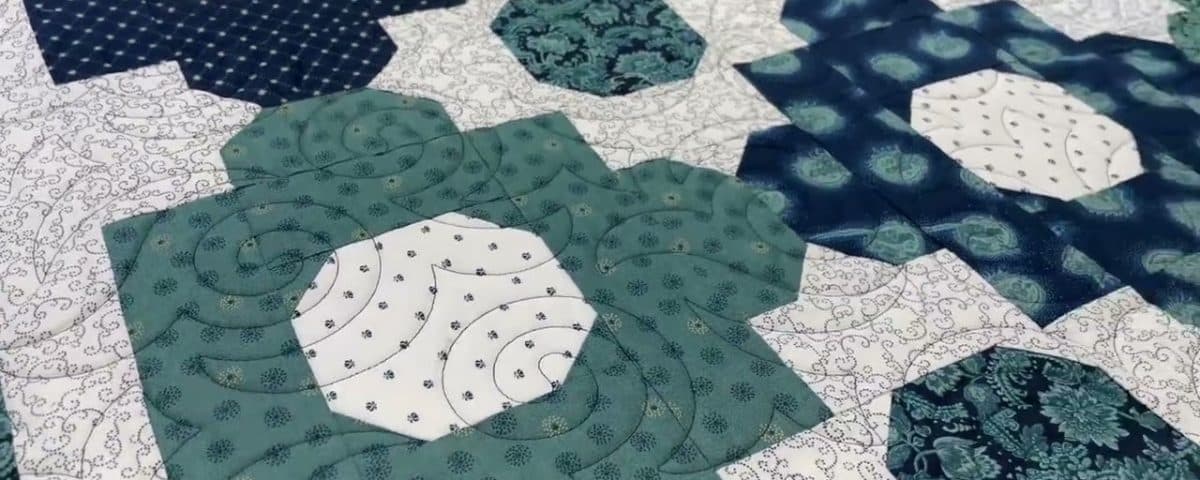 Rosalie’s “Kim Diehl” quilt - Longarm quilted by Maynard Longarm Quilting