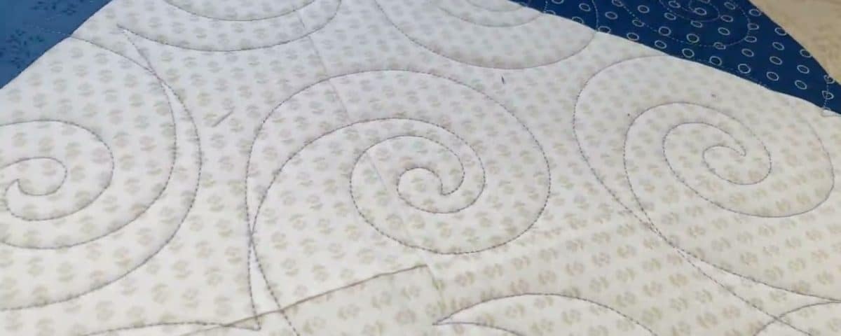 Edie’s “Blue Sky” quilt - Longarm quilted by Maynard Longarm Quilting
