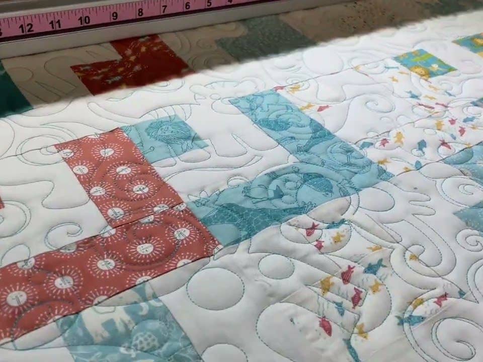 Edie’s “Baby Animals” Quilt - Longarm quilted by Maynard Longarm Quilting