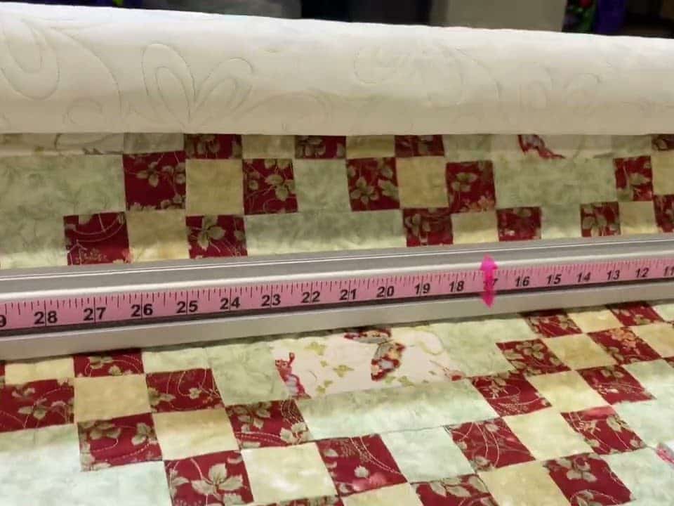 Elaine’s “Double Irish Chain” quilt - Longarm quilted by Maynard Longarm Quilting
