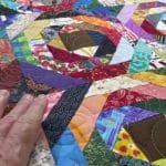 Cathy’s “Scrappy Pineapple” quilt - Longarm quilted by Maynard Longarm Quilting