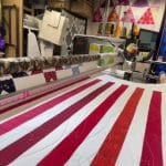 Susan’s “QOV” quilt - Longarm quilted by Maynard Longarm Quilting