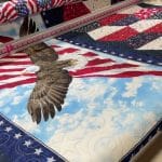 Barb’s “Patriotic Half-Hexy” Quilt - Longarm quilted by Maynard Longarm Quilting