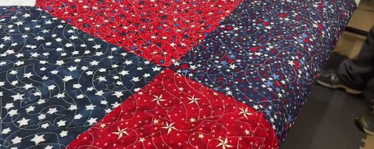 Barb’s “Mega Star” quilt - Longarm quilted by Maynard Longarm Quilting