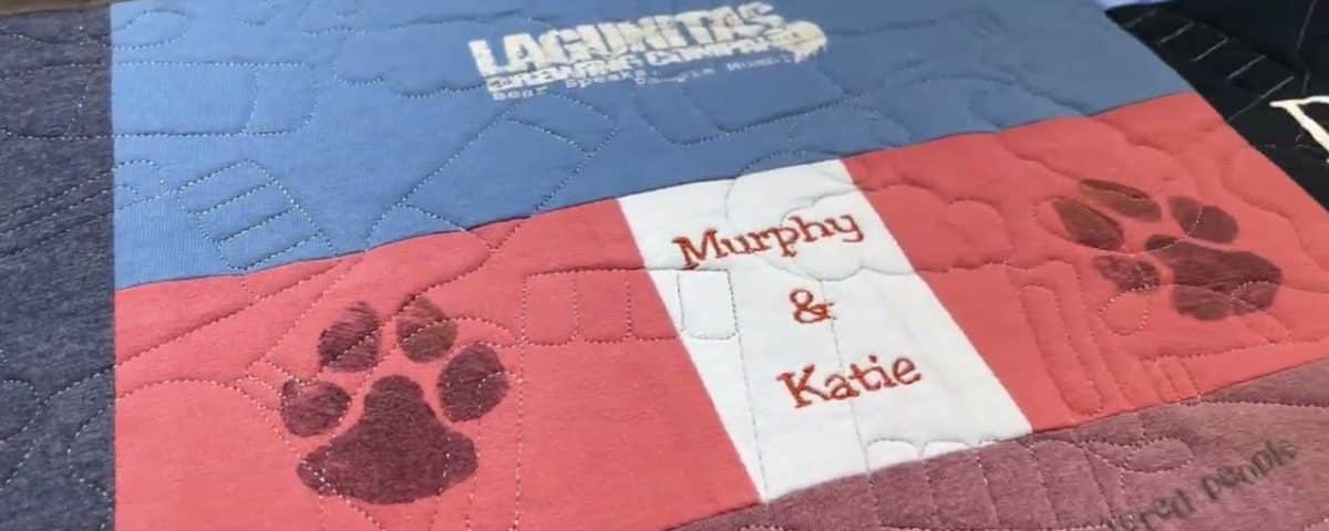 Karen’s “Beer T-shirt” quilt - Longarm quilted by Maynard Longarm Quilting