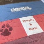 Karen’s “Beer T-shirt” quilt - Longarm quilted by Maynard Longarm Quilting