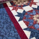 Kathy’s “Patriotic Stars” quilt - Longarm quilted by Maynard Longarm Quilting