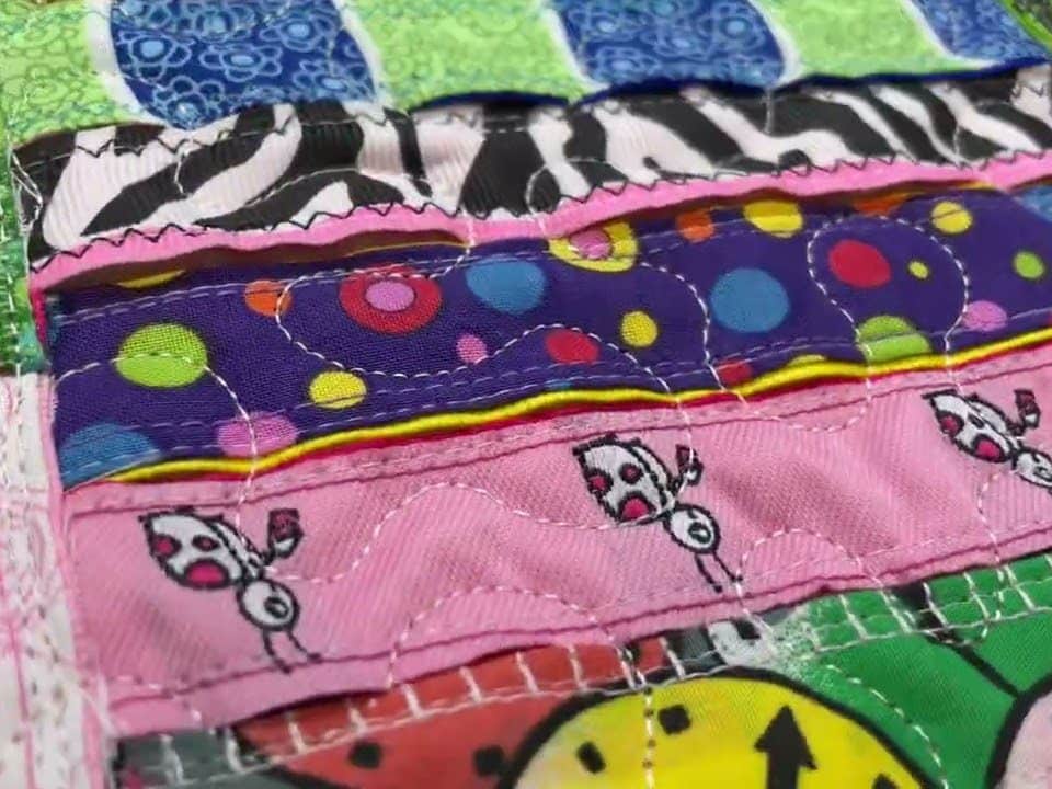 Libby’s “Watchband” quilt - Longarm quilted by Maynard Longarm Quilting