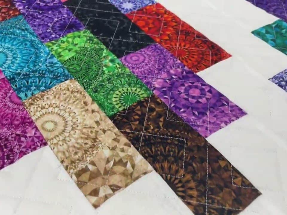 Hope’s “Stepping Stones” quilt - Longarm quilted by Maynard Longarm Quilting