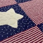 Cathie’s “Appliquéd Stars” quilt - Longarm quilted by Maynard Longarm Quilting