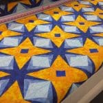 Tiffany’s “Split Star” quilt - Longarm quilted by Maynard Longarm Quilting