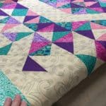 Monica’s “Exploding Heart” quilt - Longarm quilted by Maynard Longarm Quilting