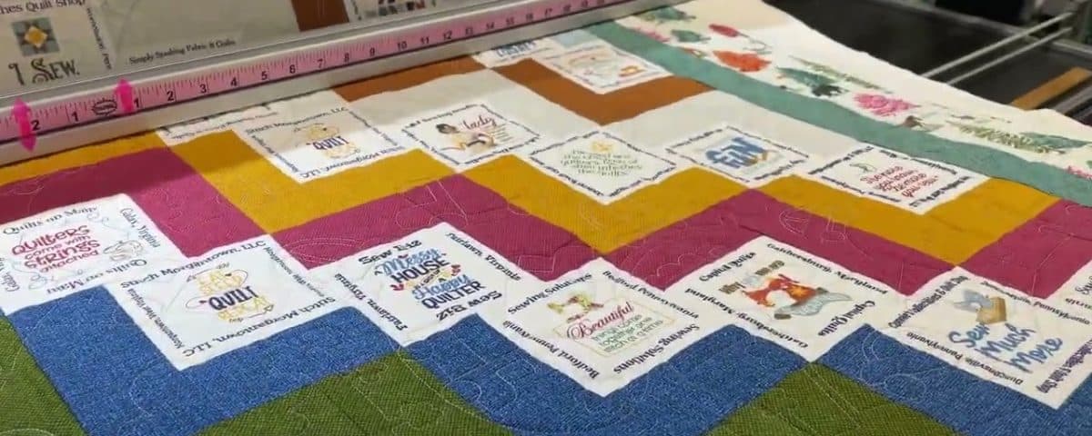 Susan’s “2024 Shop Hop” quilt - Longarm quilted by Maynard Longarm Quilting