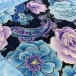 Loriann’s “Purple Flowers” quilt - Longarm quilted by Maynard Longarm Quilting