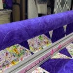 Loriann’s “Purple Diamonds” quilt - Longarm quilted by Maynard Longarm Quilting