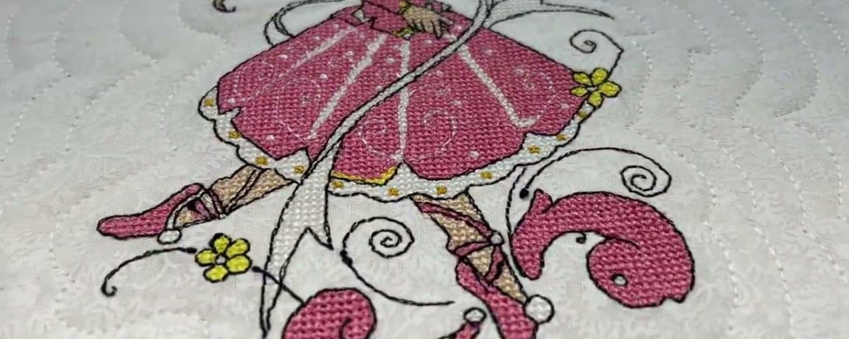 Gloria’s “Ballerina” quilt - Longarm quilted by Maynard Longarm Quilting