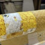 Gloria’s “Bee” quilt - Longarm quilted by Maynard Longarm Quilting