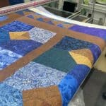 Carol B’s “Blueberry Pie” quilt - Longarm quilted by Maynard Longarm Quilting