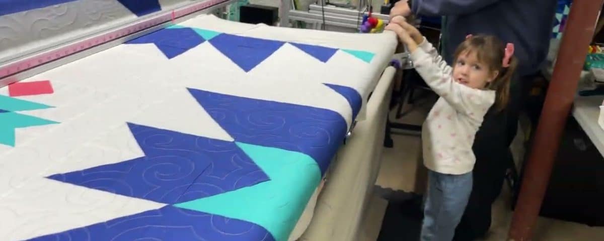Barb’s “Boho” quilt - Longarm quilted by Maynard Longarm Quilting