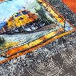 Brenda’s “Train” Quilt - Longarm quilted by Maynard Longarm Quilting